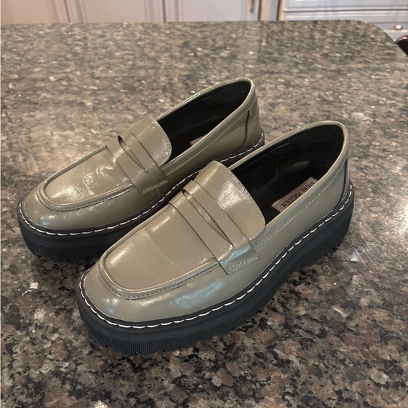 Steve Madden Shoes - Steve Madden Green Loafers